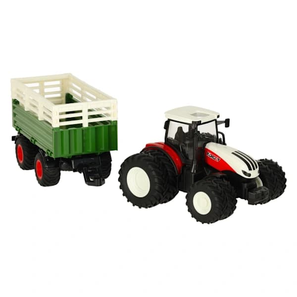 Fjernstyrt traktor med henger - RC