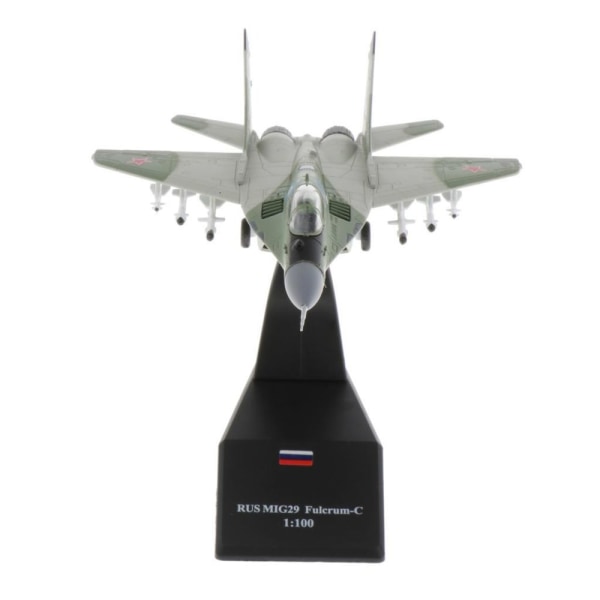 1:100 MIG-29 ryskt stridsflygplan Modell Diecast Kid Toy