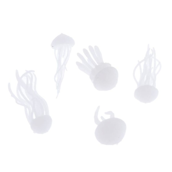 5 st Blandade Harts 3D Hartsfyllnads Ornament För Kristallhantverk Ocean A