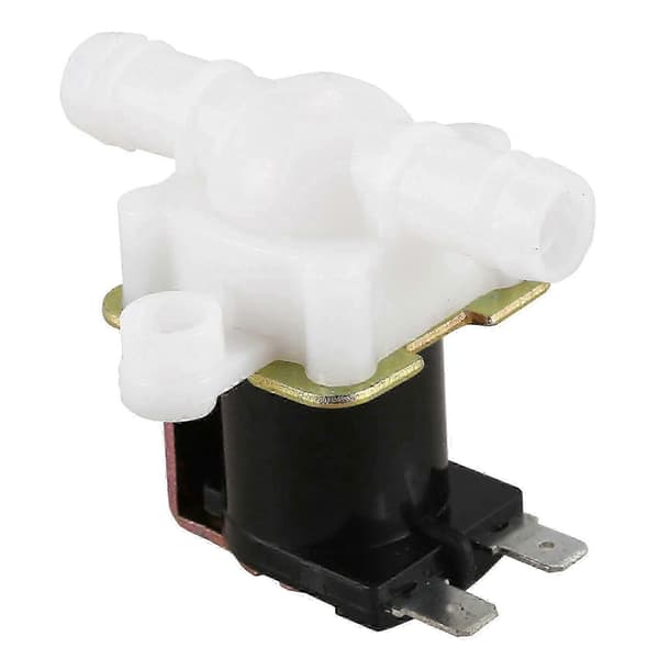2X 3/8 tommer 12VDC Slangestuds Elektrisk Magnetventil Plasthus 12-Volt DC til Vandhaner Drikkefontæner