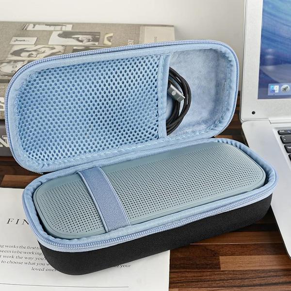 [RM]Fits Bose SoundLink Flex Bluetooth audio protective case storage bag portable storage box blue