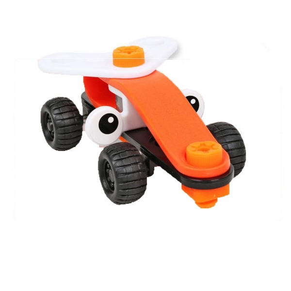 19st DIY Montera fordon Demontera leksak Barn byggklossar - Racingbil