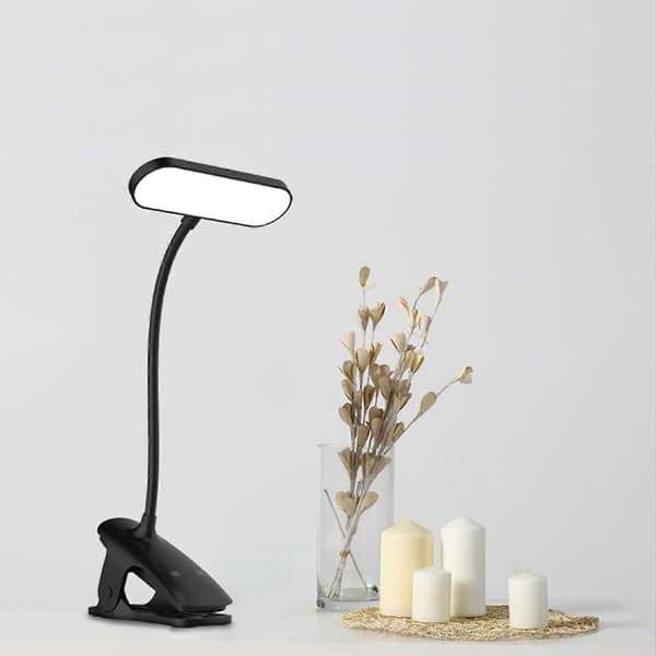 Flexibel klämbar läslampa - Svanhals - USB-driven - LED-boklampa