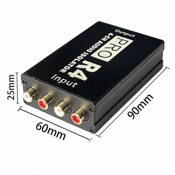 4-kanals bilstereo støjreducer og isolator til opgradering af lydsystem
