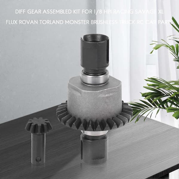 Diff Gear montert sett for 1/8 Hpi Racing Savage Flux Rovan Torland
