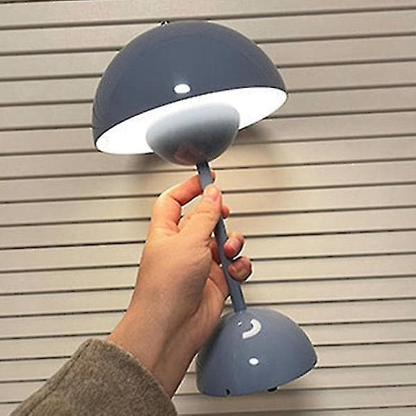 [RM]Table Lamp, Eye-Caring LED Flowerpot Table Lamp Portable for School Dark Green