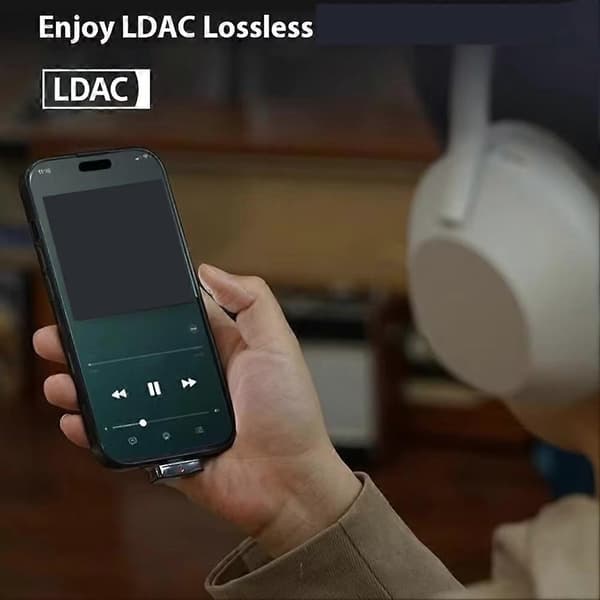 QCC Dongle Pro LDAC Lossless Stöder Snapdragon Bluetooth 5.4 Ljud för AptX Sändare Njut av LDAC Dongle Pro