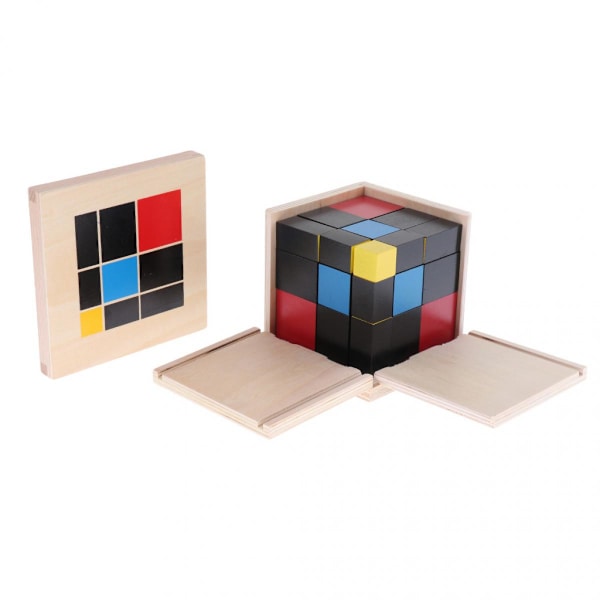 Konstruktionsleksaker Pedagogiskt Spel Barn Montessori Utrustning Matematikövning