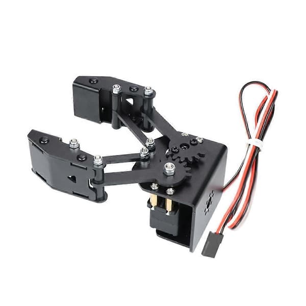 [RM]Metal Mekanisk Klo Robotgribearm Digital Servo Legering Stor Kloarm Manipulator Robot Gør-det-selv Maker Musta