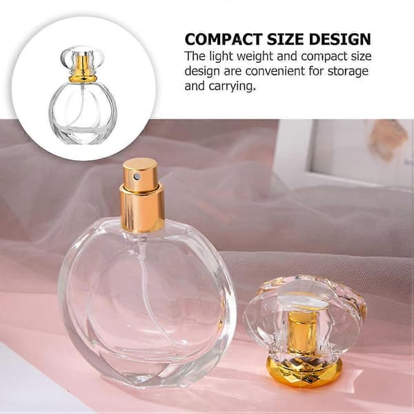 [RM]Transparent Parfume Flaske Glas Tom Flaske til Opbevaring Forstøver Spray