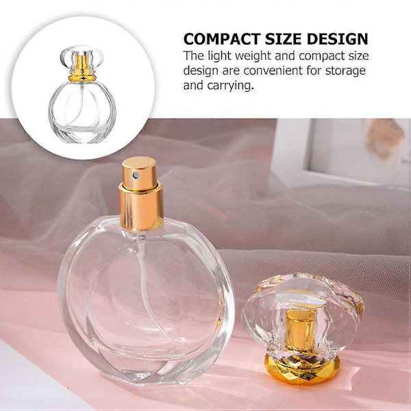 [RM]Transparent Parfymflaska Glas Tom Flaska för Förvaring Atomizer Spray