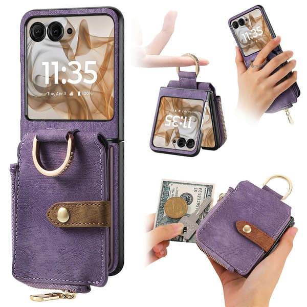 [RM]Telefonetui til Motorola Razr 50 Purple
