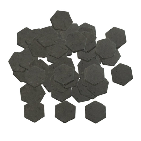 1:16 Miniatyr Tegelstenar Skala Modell Tåg Diorama Landskap Dekor 40 St Grå Hexagon