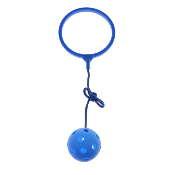 hoppa boll utomhus träning fitness leksak fotled ring swing boll för barn blå