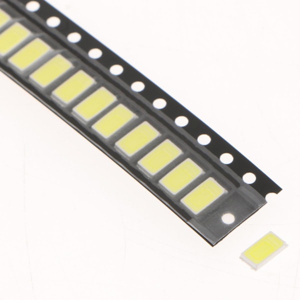 100st 5730-CW/WW 0.5W-150Ma SMD LED Dioder 50-55lm Ren Vit