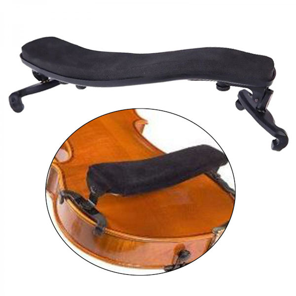 Justerbart Violin Axelstöd med Bekväm Skumvaddering Lämplig för 1/4 1/16 Storlek Violiner
