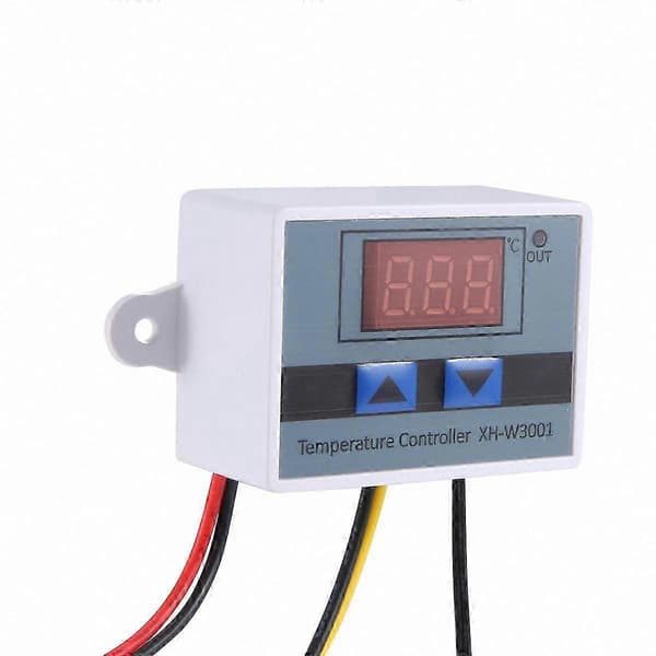 12V digitaalinen LED-termostaatin lämpötilansäädinkytkin