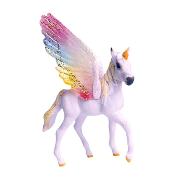 Fantasy Häst Modell Mytisk Pegasus Figurer Ornament Leksaker