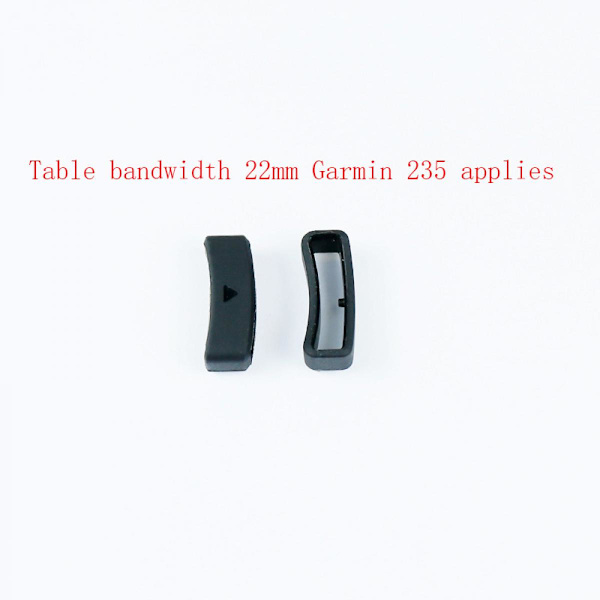 Silikon Klockarmbandsögla för Garmin Fenix 5S/ 5S Plus - Svart - 22 mm - 20 Stycken