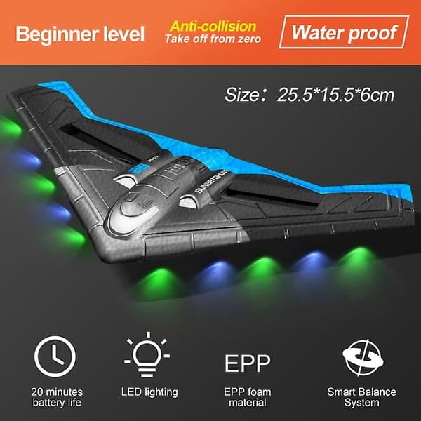 G4 Lighting Edition Fjernkontroll Flymodell Glider Blue