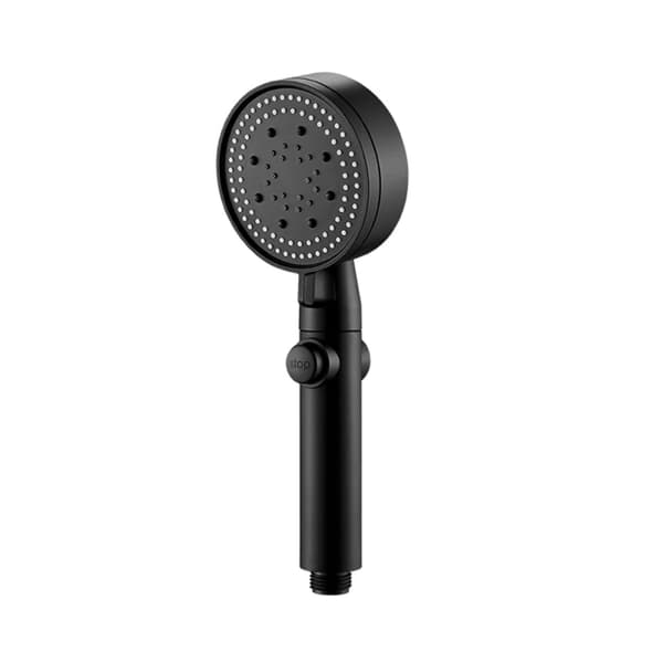[RM]Pressure-boosting shower head - 5 modes & water saving Svart black