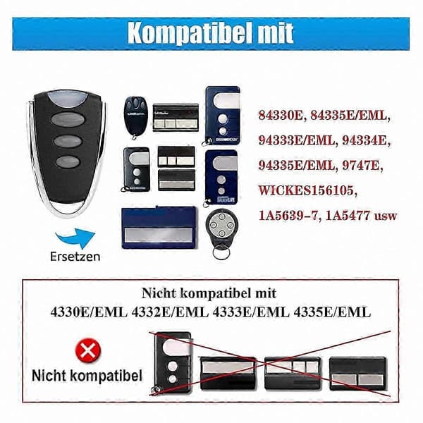 Autotallin oven kaukosäädinlähetin