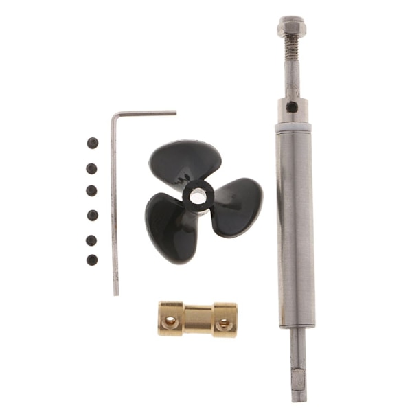 Drivbåt Båtdelar 10cm Metall Drivaxel System Set För 3.17mm Motor