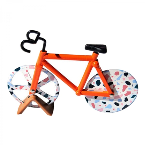 Bike Pizza Cutter Cykel Roller Pizza Slicer Kök Pizza Cutter Färgglad