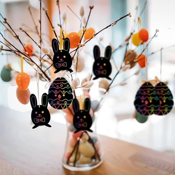 Påske skrapelodd for DIY håndverk 1 sett