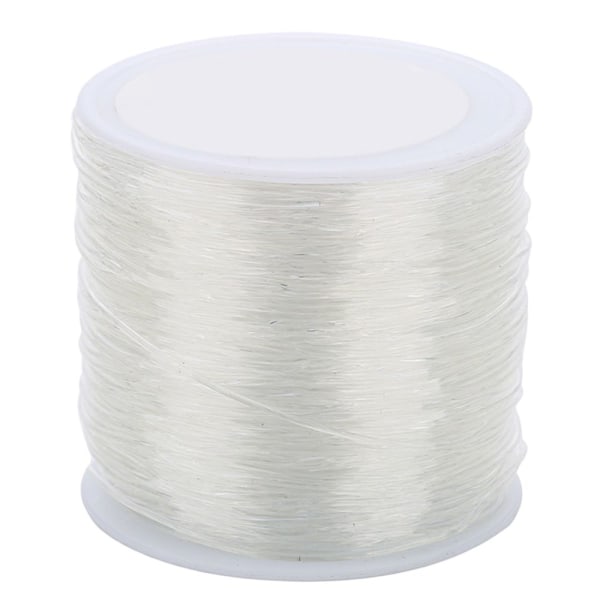 100 meter 0,5 mm elastisk tråd smyckestillverkning snöre fynd