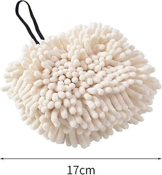 2 st hängande handdukar, chenille-mikrofiber hängande handduk