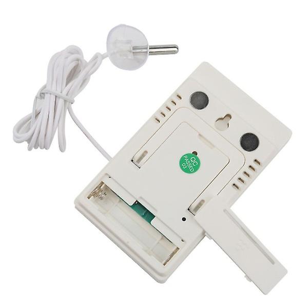 Digital Termometer Hygrometer Inomhus Utomhus Temperatur Luftfuktighetsmätare C/F LCD-Display