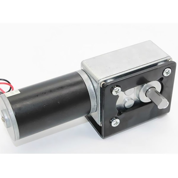 Micro DC snäckväxellåda Motor Hög vridmoment Reducera turbin 24V 470RPM