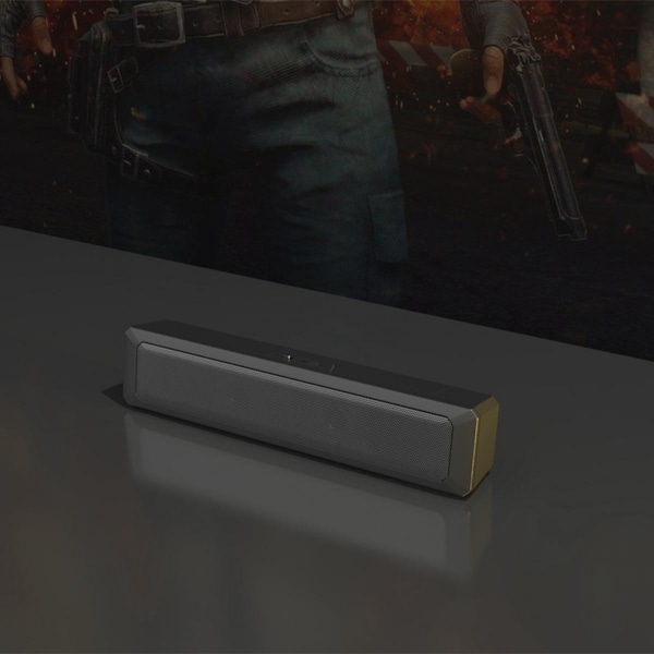 RGB LED-ljus Trådlös Bluetooth-högtalare Musikspelare Ingen Bluetooth-version