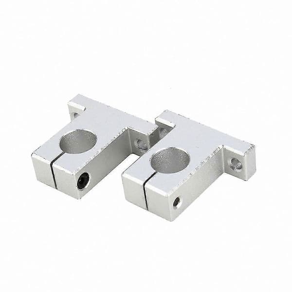 2-pack aluminium linjär axelstödsfäste för 16 mm axlar