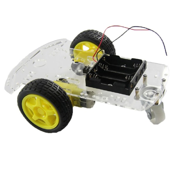 2WD DIY RC Smart Robot Car Chassis Kit Speed ​​Encoder TT Motor för Arduino