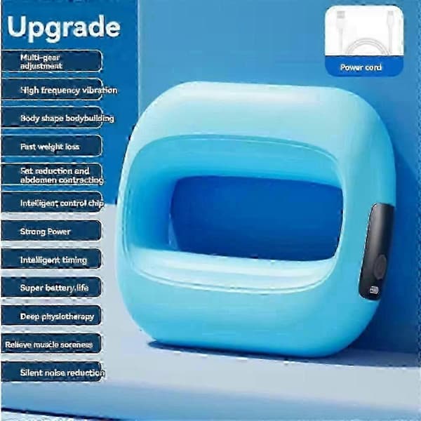 Justerbar multifunktionell midjemassageapparat med fasciavibrationsring.C8 Pink
