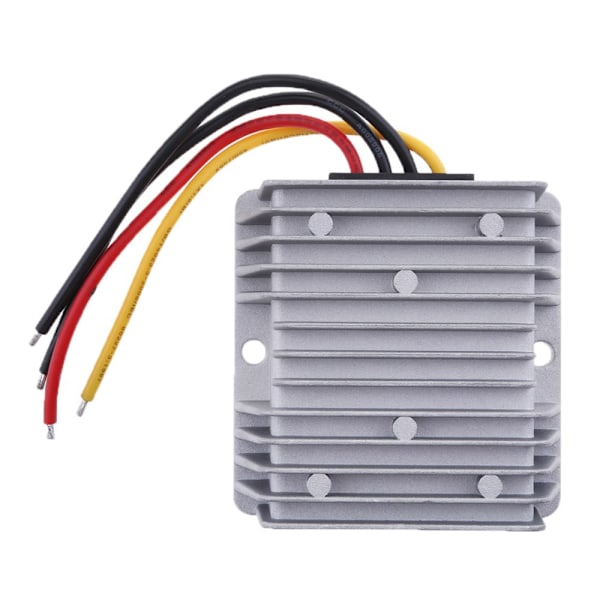 DC/DC-omvandlare 48V/6A till 12V/24V Volt Vattentät Transformator Modul