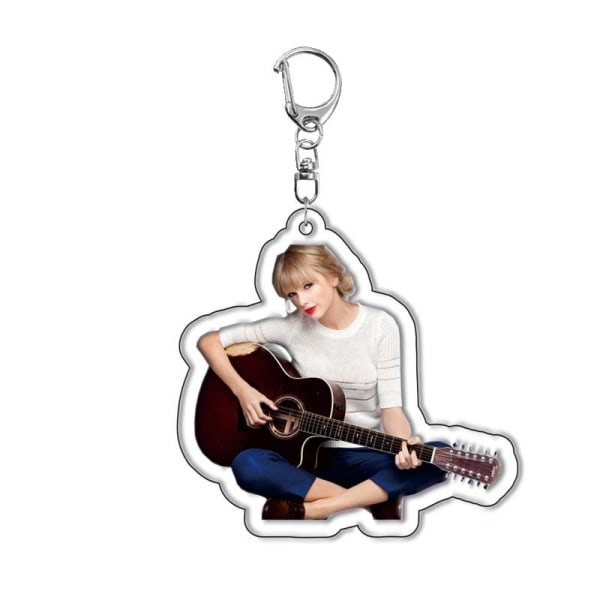 Utsökt Taylor Swift Akryl Nyckelring med 2 st style 4