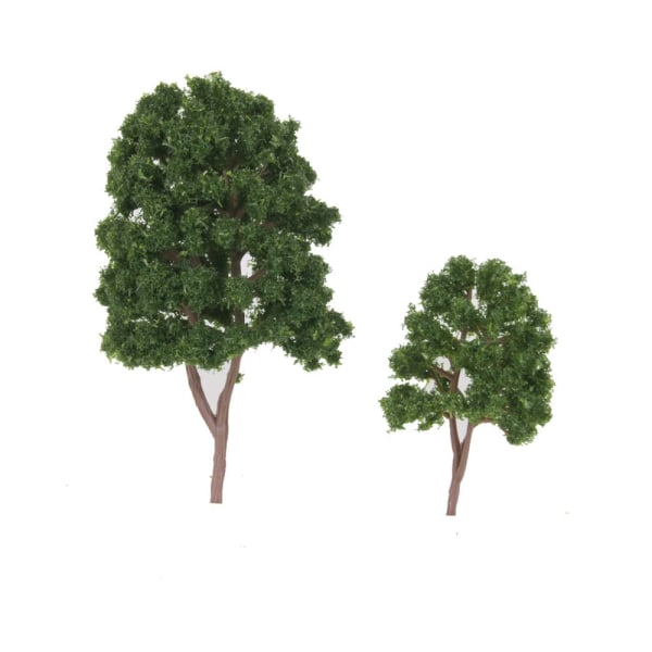 45x plastmodell Cypressträd N-skala tåglayout Landskap Diorama 1:150
