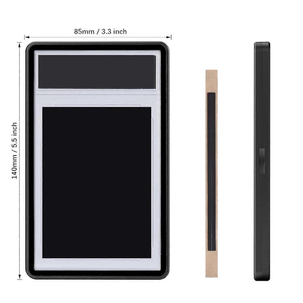4X Magnetisk Graded Kort Etui, Aluminiumlegering Beskyttelsesplade Display Etui, til 35PT PSA/CGC/CSG Black