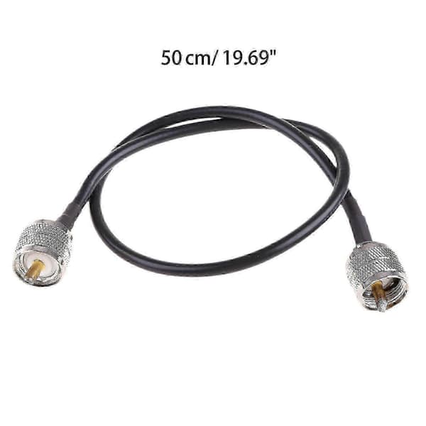 PL259 (UHF) Mann til Mann Koaksial Forlengelseskabel, Lavt Tap (50 Ohm), Jumperkabel