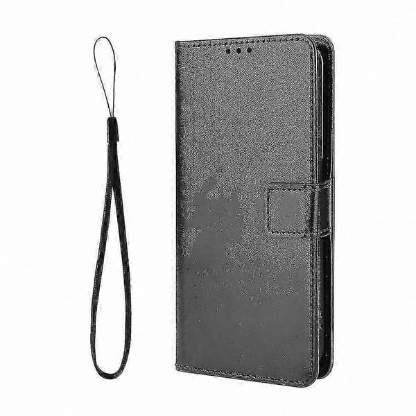 Robust pung-etui med kortpladser, stødsikkert PU-læder flip-cover og støttefod til Oukitel WP6 A4