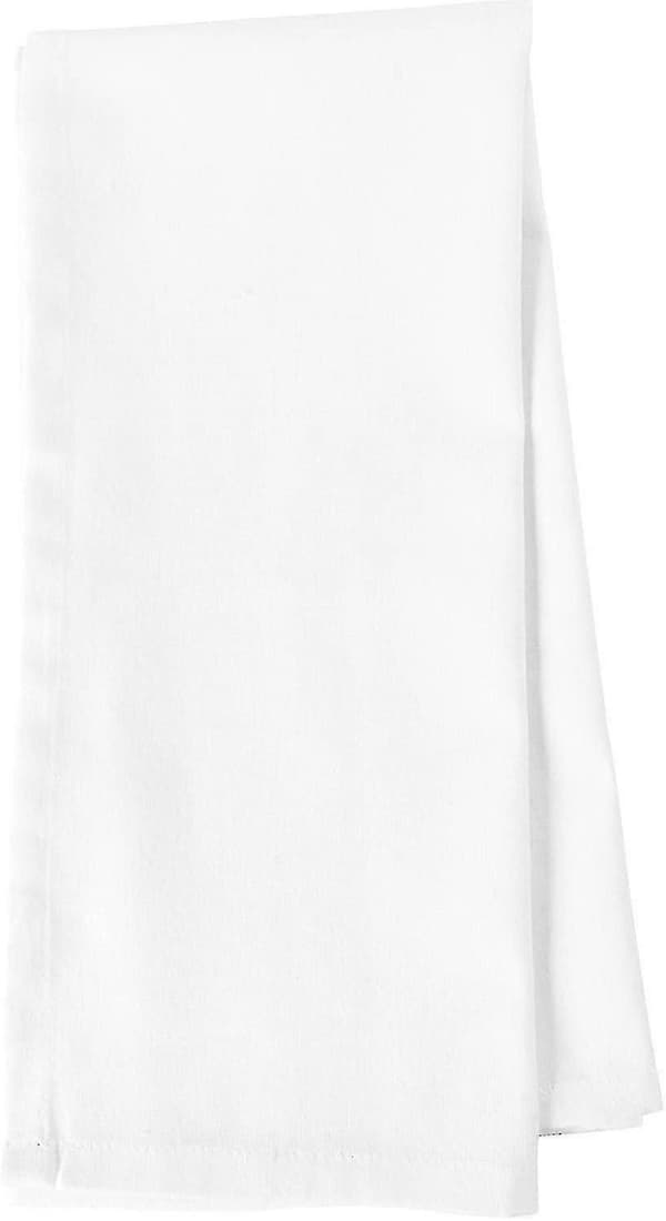 10-pack kökshanddukar för hemköket, mjuk vit bomull, 50x75 cm