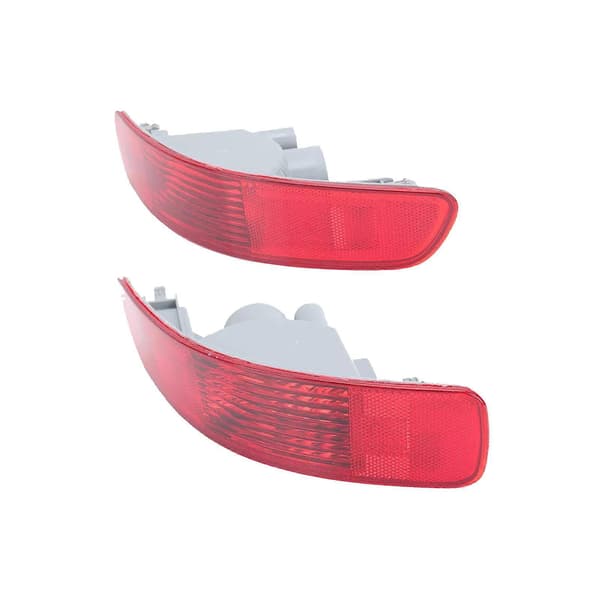 2 stk. bagkofangerreflektorlys tågelygte til Mitsubishi Outlander 2007-2012