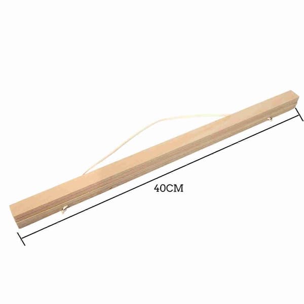 [RM]Moderne magnetisk sagflis fotorammehenger Hvit tre 40cm