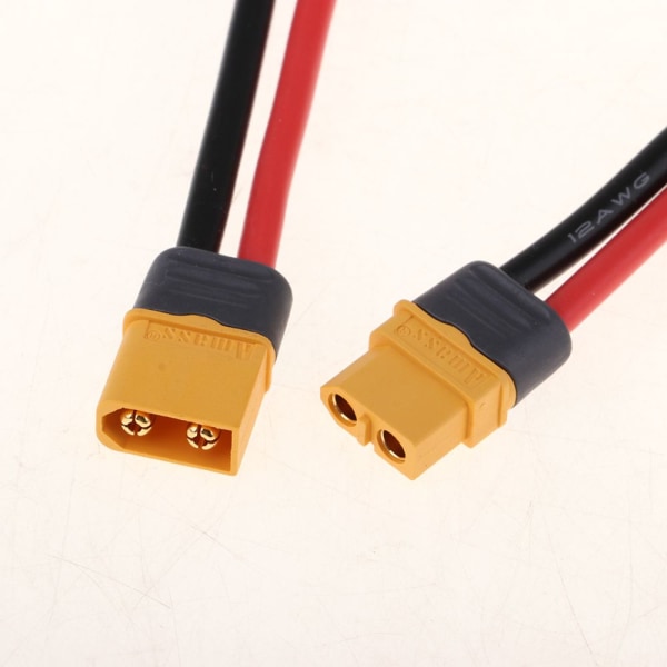 XT60 Kontakt Kabel Hane Hona För RC Modell Batteriladdare 30cm