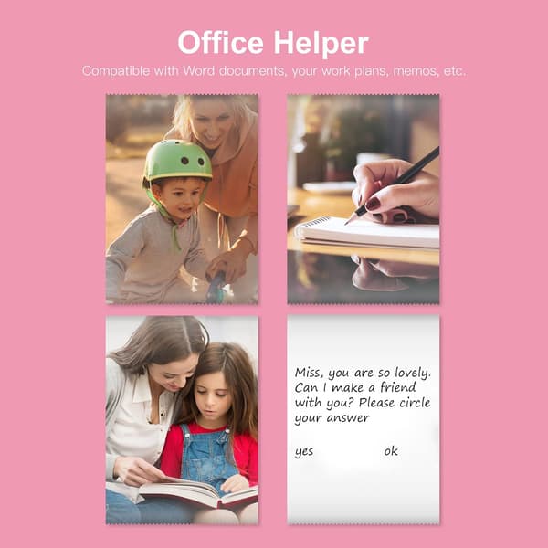 Label Printer All-in-one Mini Printer Portable Multifunctional Photo Printer Green 10 Rolls of Paper