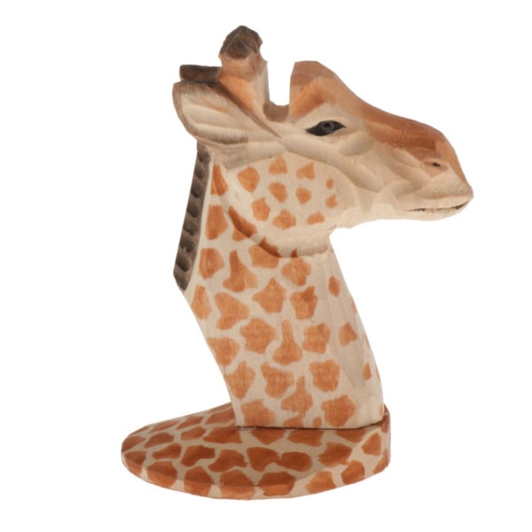Glasögonställ i snidat trä, Glasögonställ, Displayställ 1 Giraff