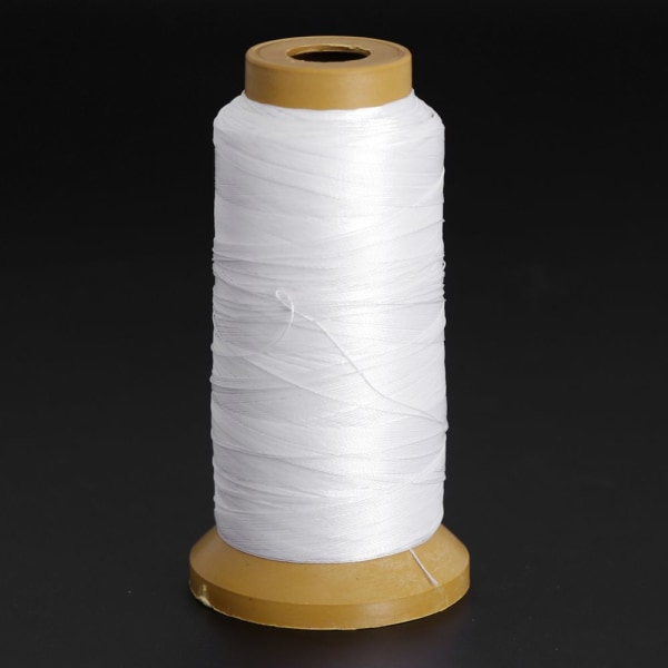 Rulle 210D Vit Polyester Allround Sytråd för Sömnadstillbehör